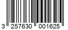 Barcode 3257630001625
