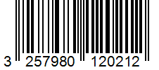 Barcode 3257980120212