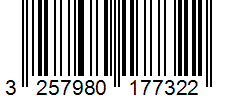 Barcode 3257980177322