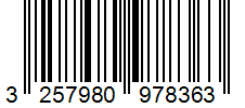 Barcode 3257980978363