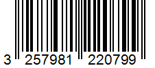 Barcode 3257981220799
