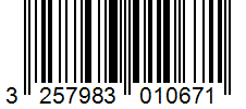 Barcode 3257983010671