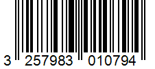 Barcode 3257983010794