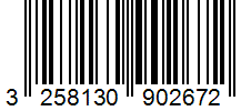 Barcode 3258130902672