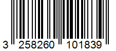 Barcode 3258260101839