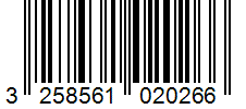 Barcode 3258561020266