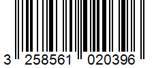 Barcode 3258561020396