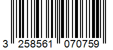 Barcode 3258561070759