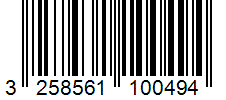 Barcode 3258561100494