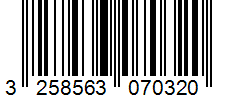 Barcode 3258563070320
