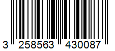 Barcode 3258563430087