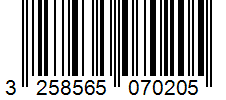 Barcode 3258565070205