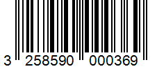 Barcode 3258590000369