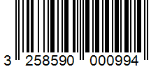 Barcode 3258590000994