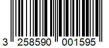 Barcode 3258590001595