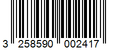 Barcode 3258590002417