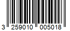 Barcode 3259010005018