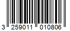 Barcode 3259011010806