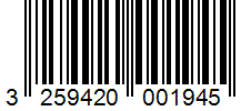 Barcode 3259420001945