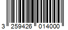 Barcode 3259426014000