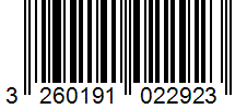 Barcode 3260191022923