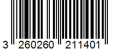Barcode 3260260211401