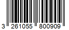 Barcode 3261055800909