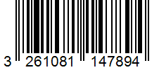 Barcode 3261081147894