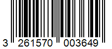Barcode 3261570003649