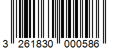 Barcode 3261830000586