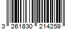 Barcode 3261830214259