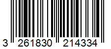Barcode 3261830214334