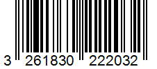 Barcode 3261830222032