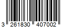 Barcode 3261830407002