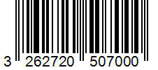 Barcode 3262720507000