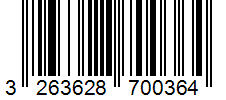 Barcode 3263628700364
