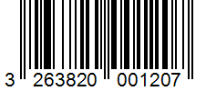 Barcode 3263820001207