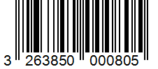 Barcode 3263850000805