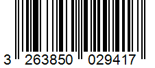 Barcode 3263850029417