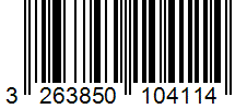 Barcode 3263850104114
