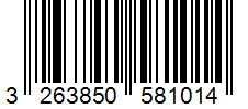 Barcode 3263850581014