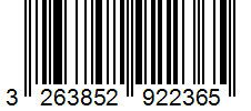 Barcode 3263852922365