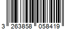 Barcode 3263858058419
