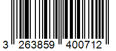 Barcode 3263859400712