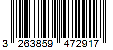 Barcode 3263859472917