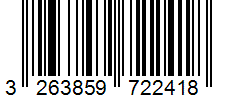 Barcode 3263859722418