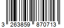 Barcode 3263859870713