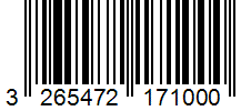 Barcode 3265472171000