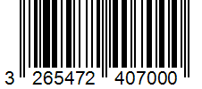Barcode 3265472407000