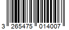 Barcode 3265475014007